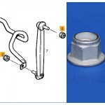 Nut M12 x 1.75 Front Drop Link - Astra G/H Zafira A/B