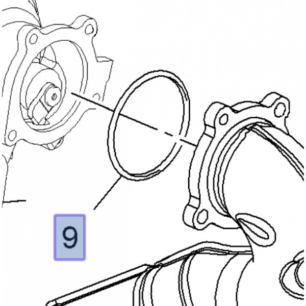 Gasket Turbo to First Catalyst A20NFT A20NHT