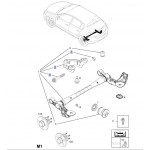 Rear Beam Mounting Bracket and Bolt - Component Location