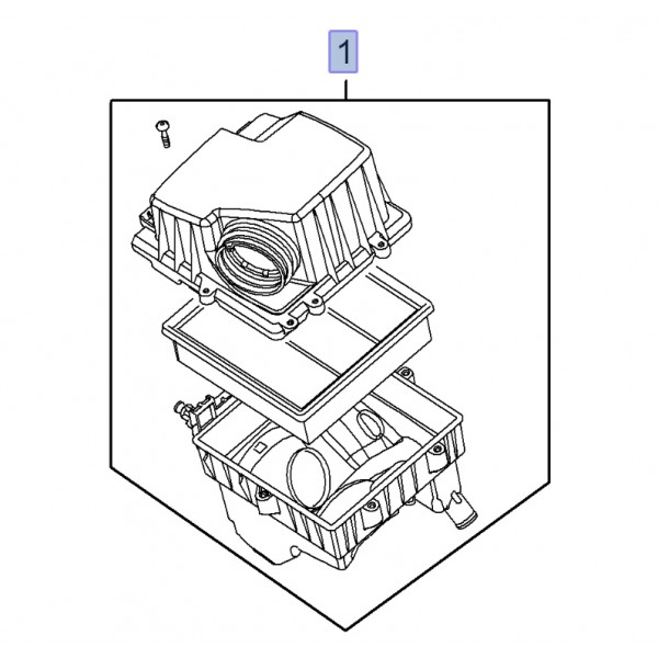 Air Cleaner Assembly - Corsa D 1.6 Turbo