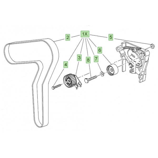 Cambelt Kit - 2.0 CDTi Diesel