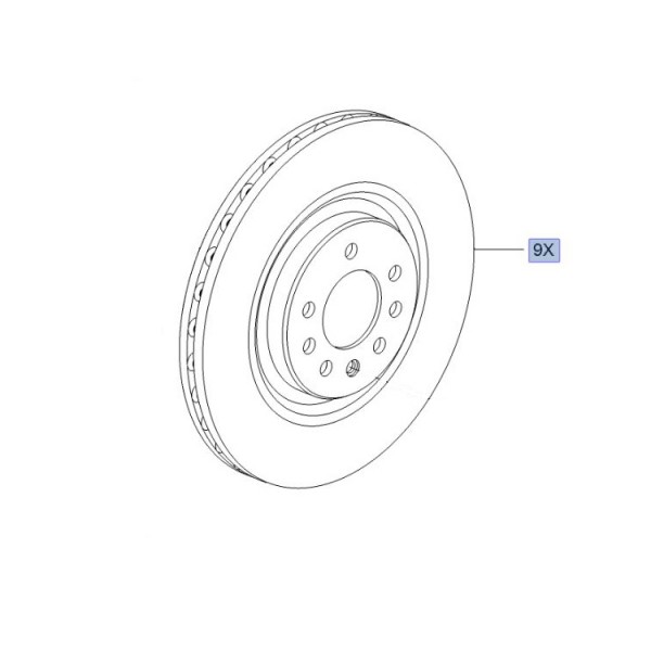 Brake Disc Set Front 330mm x 28mm - Corsa D / Corsa E