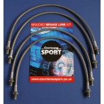 Braided Brake Line Hoses - VX220 Set of 4