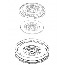 Clutch Kit OE and OE Dual Mass Flywheel - Astra H 1.9 CDTi Z19DTH ALL