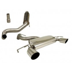 Piper Exhaust System 76mm Cat Back Single - Corsa D VXR Nurburgring