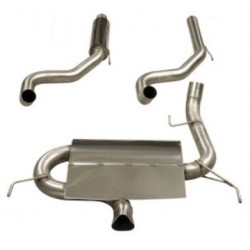 Piper Exhaust System 76mm Cat Back Twin - Corsa D VXR 2006-2010