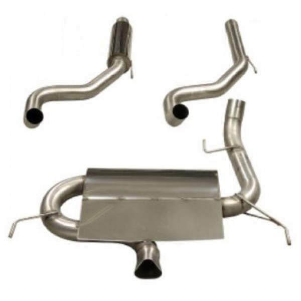 Piper Exhaust System 76mm Cat Back Twin - Corsa D VXR 2006-2010