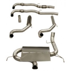 Piper Exhaust System 76mm FULL Turbo Back Single with NO Cats Corsa D VXR 2006-2014