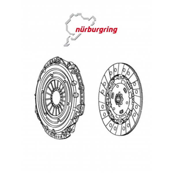 Clutch OE 215mm: Cover and Disc - Corsa D Nurburgring
