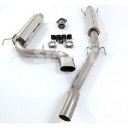 Piper Exhaust System 76mm Cat Back Single - Astra H VXR