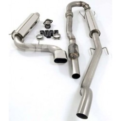 Piper Exhaust System 76mm FULL Turbo Back Twin with Sports Cat Astra H VXR