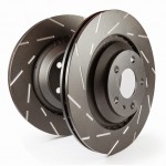 Brake Disc Set Front EBC USR Slotted 321mm - Astra H VXR / Zafira B VXR