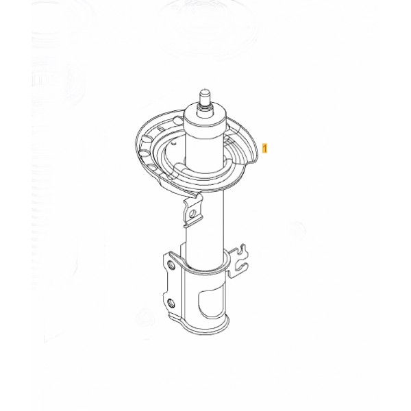Damper Shock Absorber IDS Front Left - Vectra VXR