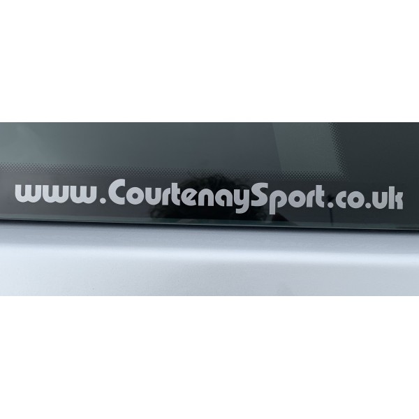 Courtenay Sport Decal/Sticker - Web Address