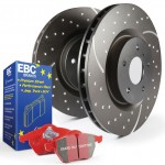 Disc and Pad Kit Front EBC GD 321mm RedStuff - Astra H / Zafira B VXR