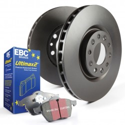 Disc and Pad Kit Full Vehicle EBC 308mm/264mm - Astra G Zafira A