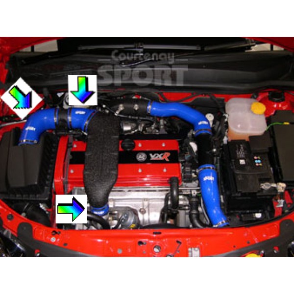 Silicone 3 Hose Kit - Astra G/Zafira A 2.0 Turbo