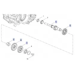 M32 Input Shaft and Compontents 3.83 Ratio RPO:MZ0 Astra H VXR