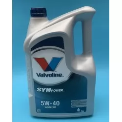 Engine Oil Fully Synthetic 5w-40 Valvoline SynPower - 5L